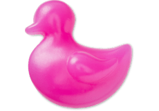 Squish Filled Pink Ducky;