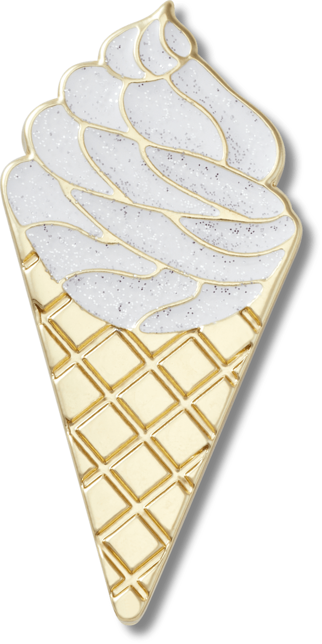 Gold Vanilla Waffle Cone