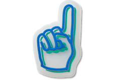 Lights Up Foam Finger;