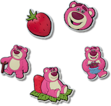 Ensemble de 5 breloques Pixar Lotso