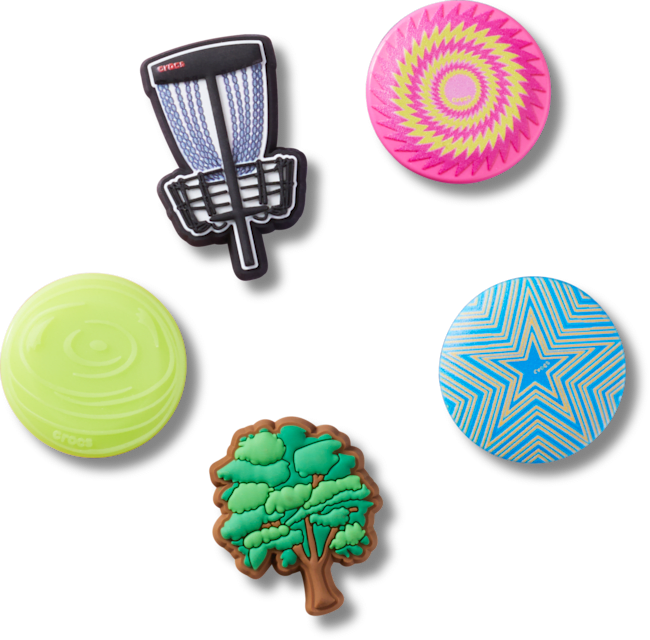 Ensemble de 5 breloques Disque Golf