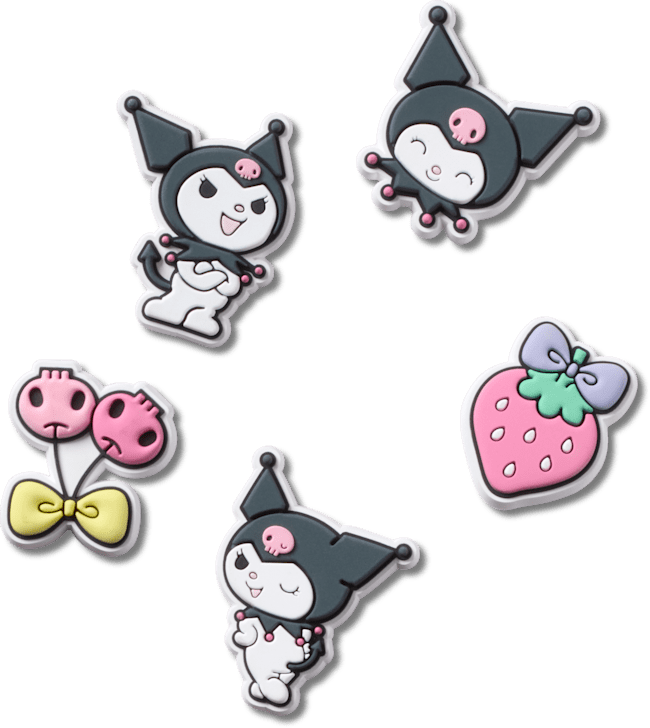 Ensemble de 5 breloques Sanrio Kuromi
