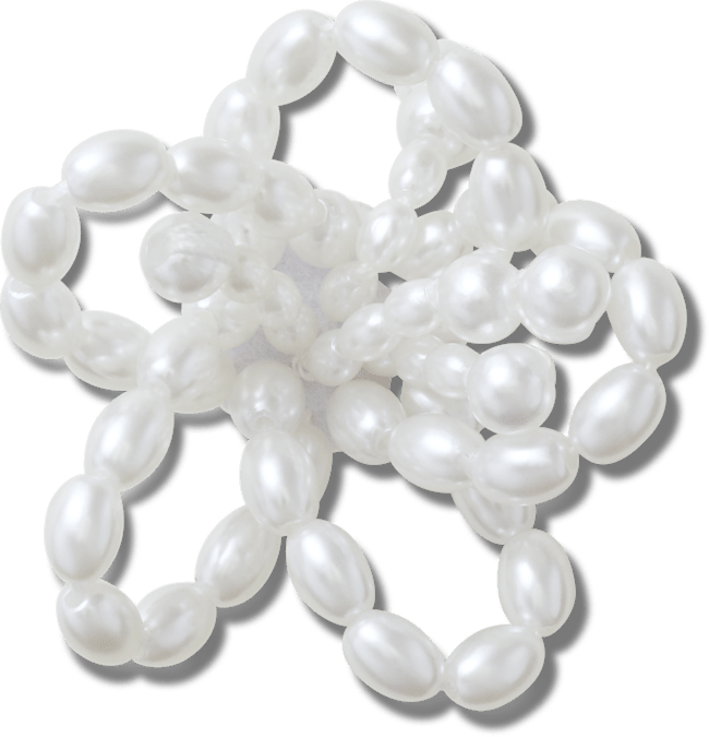 Beaded Pearl Flower;