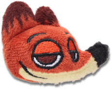 Breloque peluche Nick Wilde Zootopia 2 de Disney