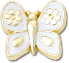 Gold Pearlized Butterfly