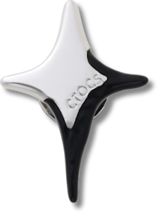 Black Dipped Enamel Star