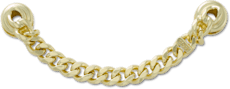 Gold Flat Curb Chain