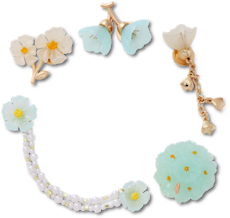 Blue Dainty Floral 5 Pack
