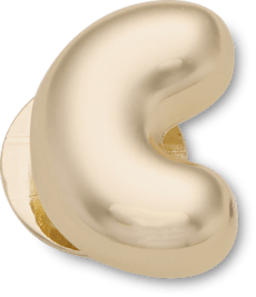 Gold Bubble Letter C