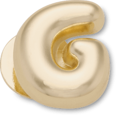 Gold Bubble Letter G