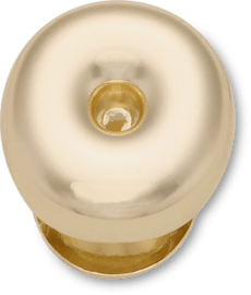 Gold Bubble Letter O