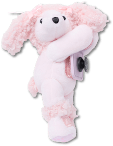 Huggitz Pink Poodle