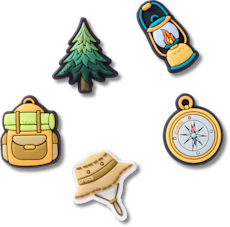 Ensemble de 5 breloques des éléments essentiels pour le camp de vacances