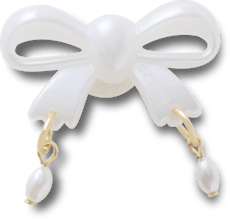 Bow and Pearl Dangle