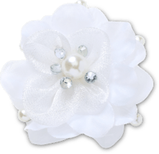 White Flower with Gems