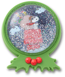Peanuts Elevated Holiday Snow Globe