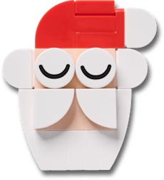 LEGO® Holiday Santa Claus Face