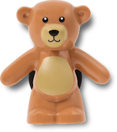 LEGO® Holiday Light Brown Teddy Bear