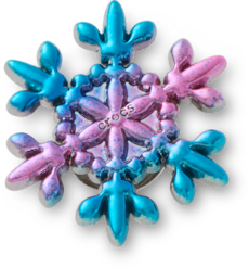 Elevated Gradient Spike Snowflake