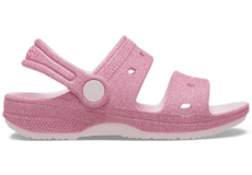 Toddler Classic Crocs Glitter Sandal;