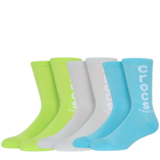 CrocsSocks Logo Crew 3-Pack