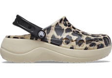 Black Cat Zipper Leopard Footwear Crocs - CrocsBox