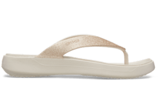  Crocs Women's Splash Flip Flops, Bone, Numeric_4
