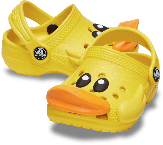 Infant Crocs Littles I AM Rubber Ducky;