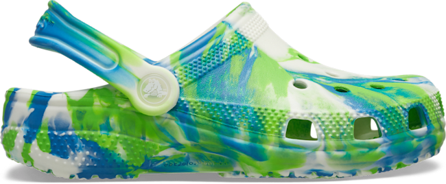Toddler Classic Glow-in-the-Dark Marbled Clog;