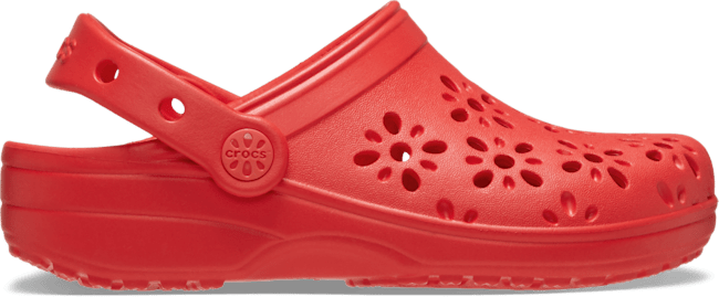 Kids' Classic Floral Cut-Out Clog;