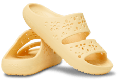 Classic Floral Cutout Sandal;