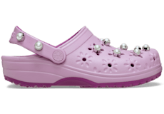 Classic Floral Cut Out Elevated Clog;