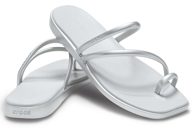 Women's Miami Metallic Toe Loop Sandal;