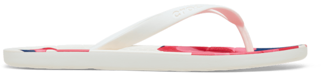 Crocs Painted Floral Flip;