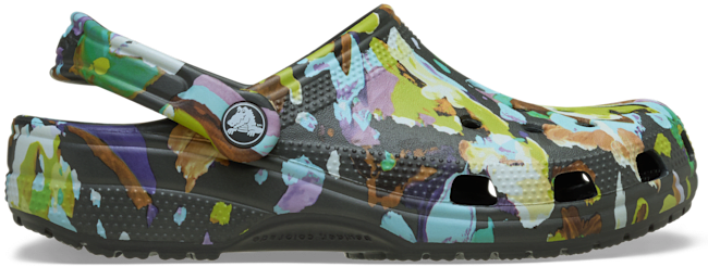 Classic Painted Floral Clog;