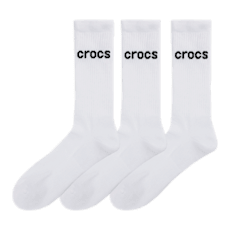 White Logo Crew Socks 3PK