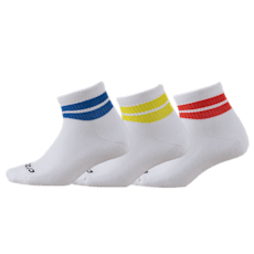 Retro Stripe Ankle Socks 3PK