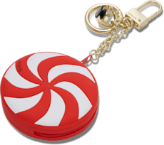 Peppermint Pouch Bag Charm