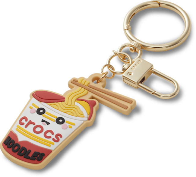 Crocs Noodle Smile Bag Charm ChR/Mlt;