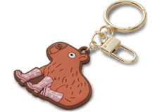 Cowboy Capybara Bag Charm Mlt;