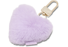 Plush Heart Bag Charm;