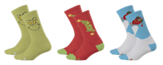 Kids' Crocs Socks The Grinch 3 Pack