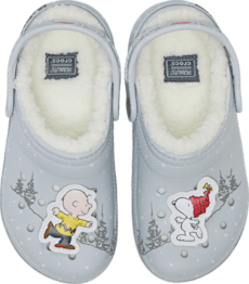 Kids' Peanuts Holiday Classic Lined Clog