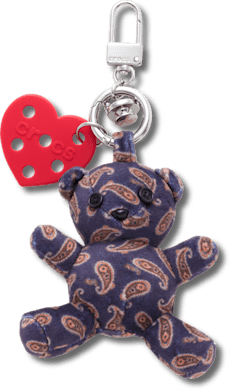 Paisley Bear Bag Charm