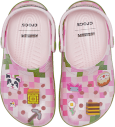 Kids’ Minecraft Pink Classic Clog