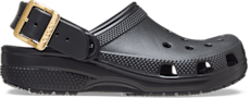Kids' Classic Metallic Buckle Clog