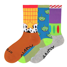 Disney and Pixar's Toy Story Crocs Socks 3 Pack