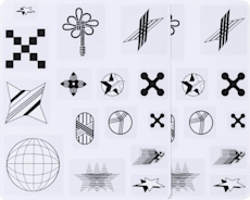 Abstract Icons Shoe Tattoos