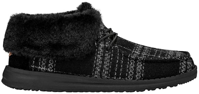 Wendy Fold Boot Plaid Cozy