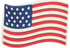 Us flag crocs outlet